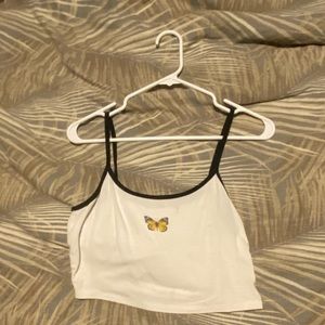 butterfly crop top